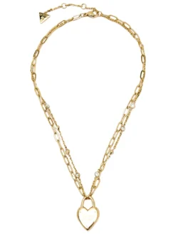 ALL YOU NEED IS LOVE Collana con charm a forma di cuore