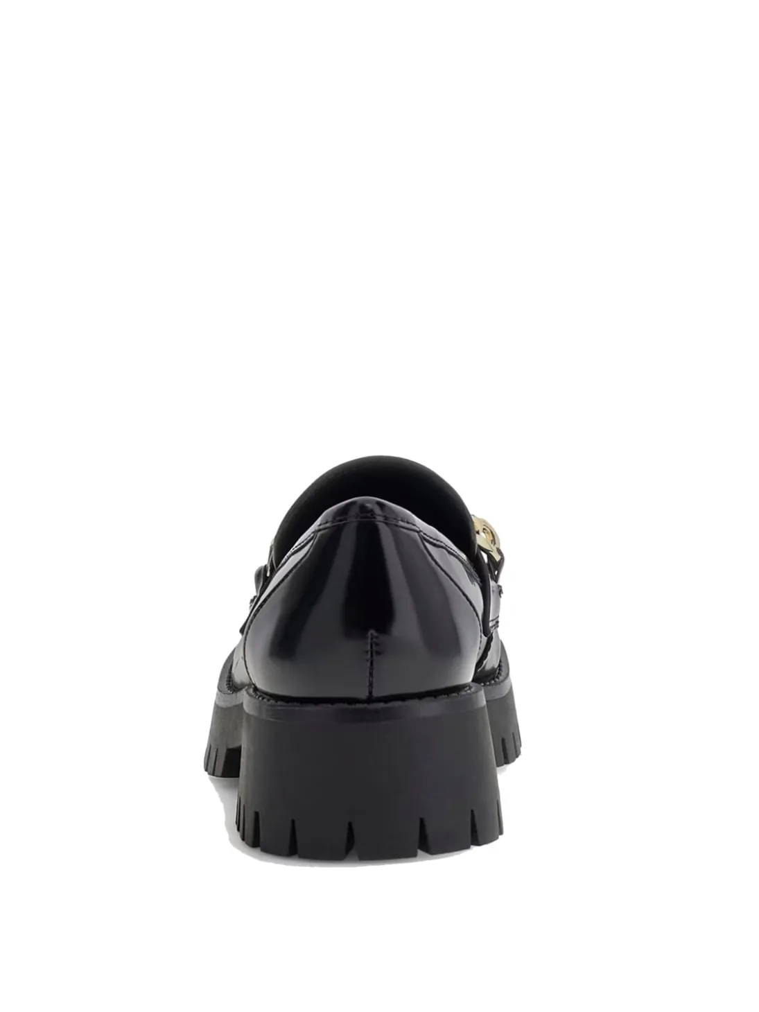 ALMER Mocassini catena e logo strass