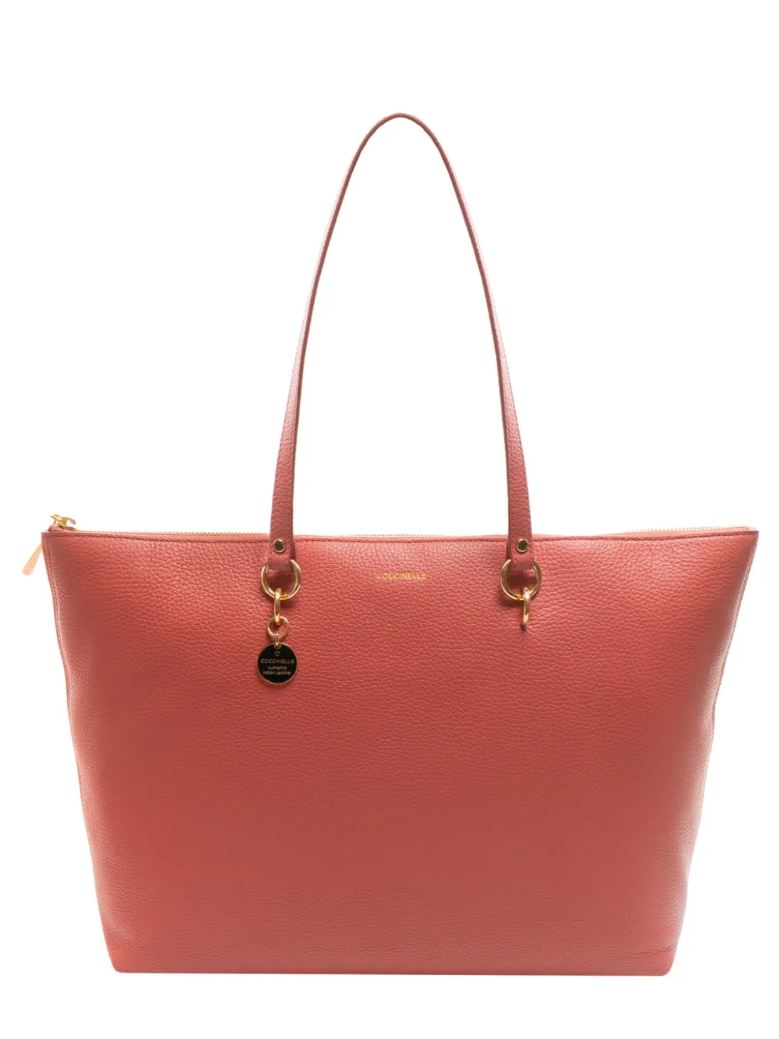 ALPHA Borsa shopping in pelle martellata