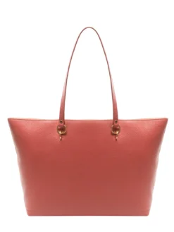 ALPHA Borsa shopping in pelle martellata