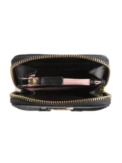 AMELIA Portafoglio mini zip around in pelle