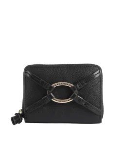 AMELIA Portafoglio mini zip around in pelle
