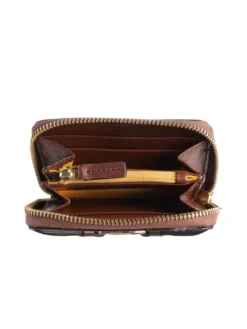 AMELIA Portafoglio mini zip around in pelle