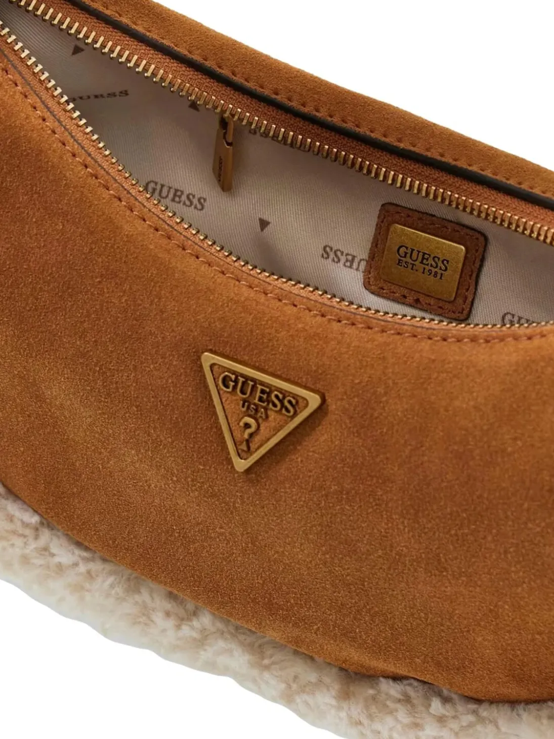 AMITA Borsa a spalla, in pelle