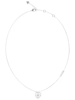 AMORE Collana, charm a cuore con zirconia cubica