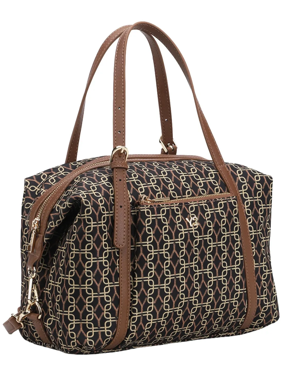 AUDREY Borsa a spalla logo all over
