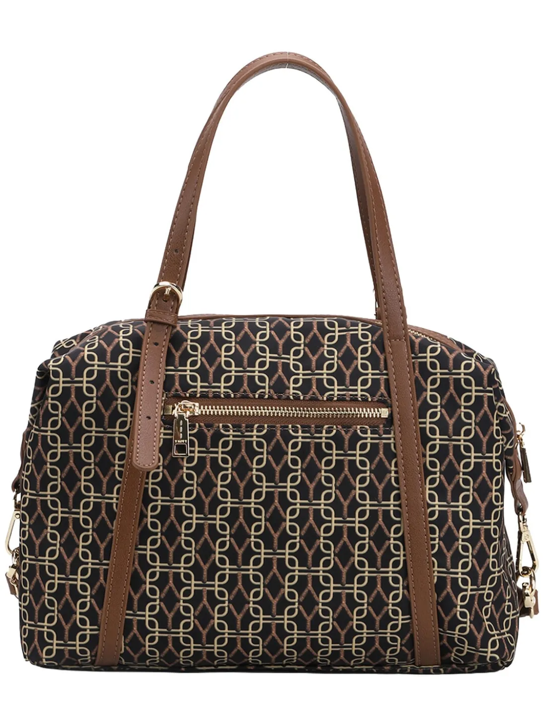 AUDREY Borsa a spalla logo all over