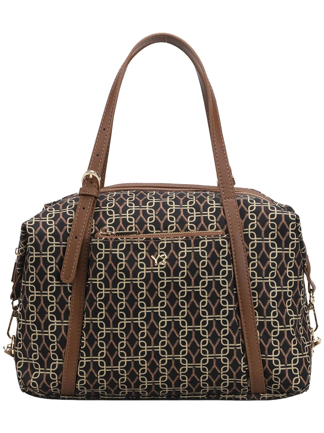 AUDREY Borsa a spalla logo all over