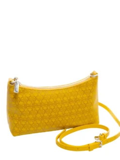 AURA COATED MONOGRAM Mini Bag a tracolla