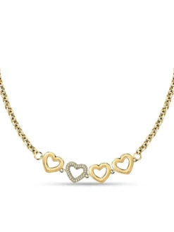 BAGLIORI Collana gircollo 4 cuori