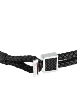 BANDY Bracciale uomo in pelle intrecciata