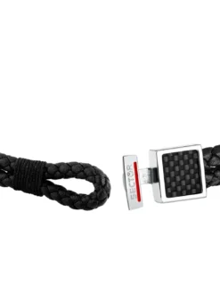 BANDY Bracciale uomo in pelle intrecciata