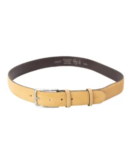 BASIC Cintura in pelle, con logo impresso