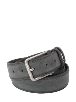 BASIC Cintura in pelle, con logo impresso