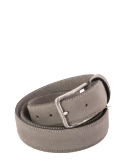 BASIC Cintura in pelle, con logo impresso