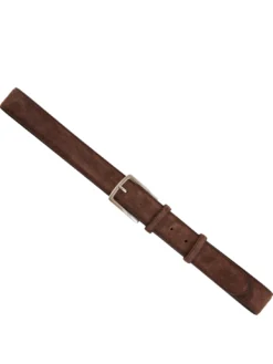 BASIC Cintura in pelle, con logo impresso