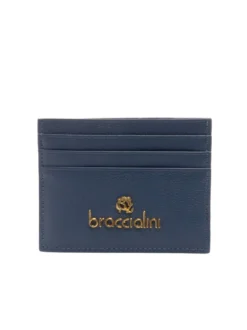 BASIC Portacarte piatto in pelle