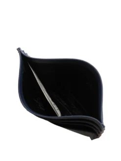 BASIC Portacarte piatto in pelle