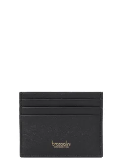 BASIC Portacarte piatto in pelle