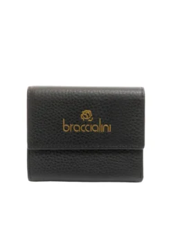 BASIC Portafogio compatto in pelle