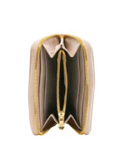 BASIC Portafoglio in pelle piccolo zip around