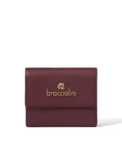 BASIC Portafoglio piccolo in pelle con patta