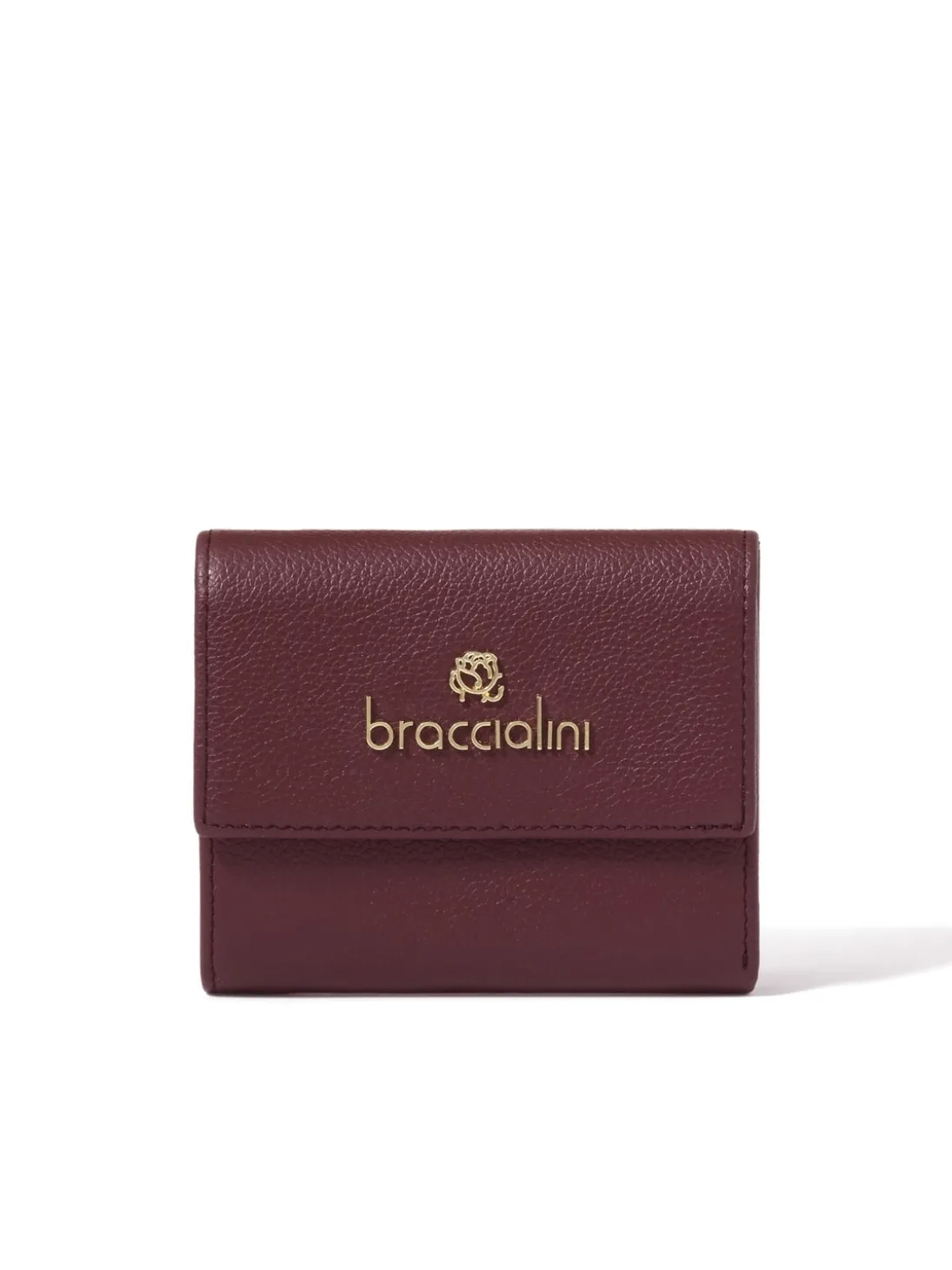BASIC Portafoglio piccolo in pelle con patta