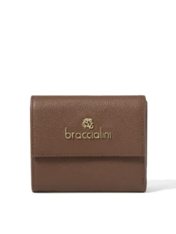 BASIC Portafoglio piccolo in pelle con patta