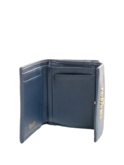 BASIC Portafoglio piccolo in pelle con patta