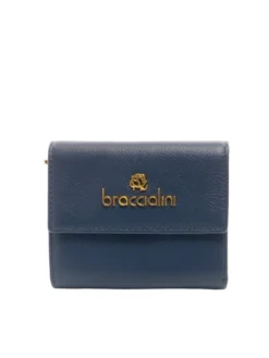 BASIC Portafoglio piccolo in pelle con patta