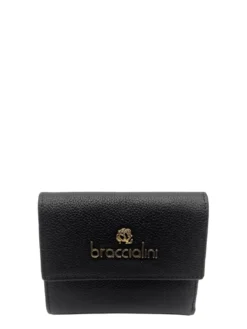BASIC Portafoglio piccolo in pelle con patta