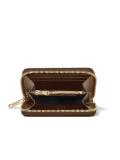 BASIC Portafoglio piccolo in pelle zip around