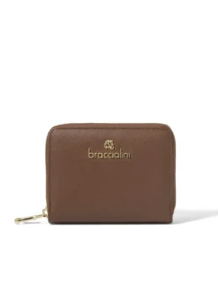 BASIC Portafoglio piccolo in pelle zip around