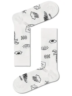 BLACK AND WHITE Gift Set 4 Paia di Calze