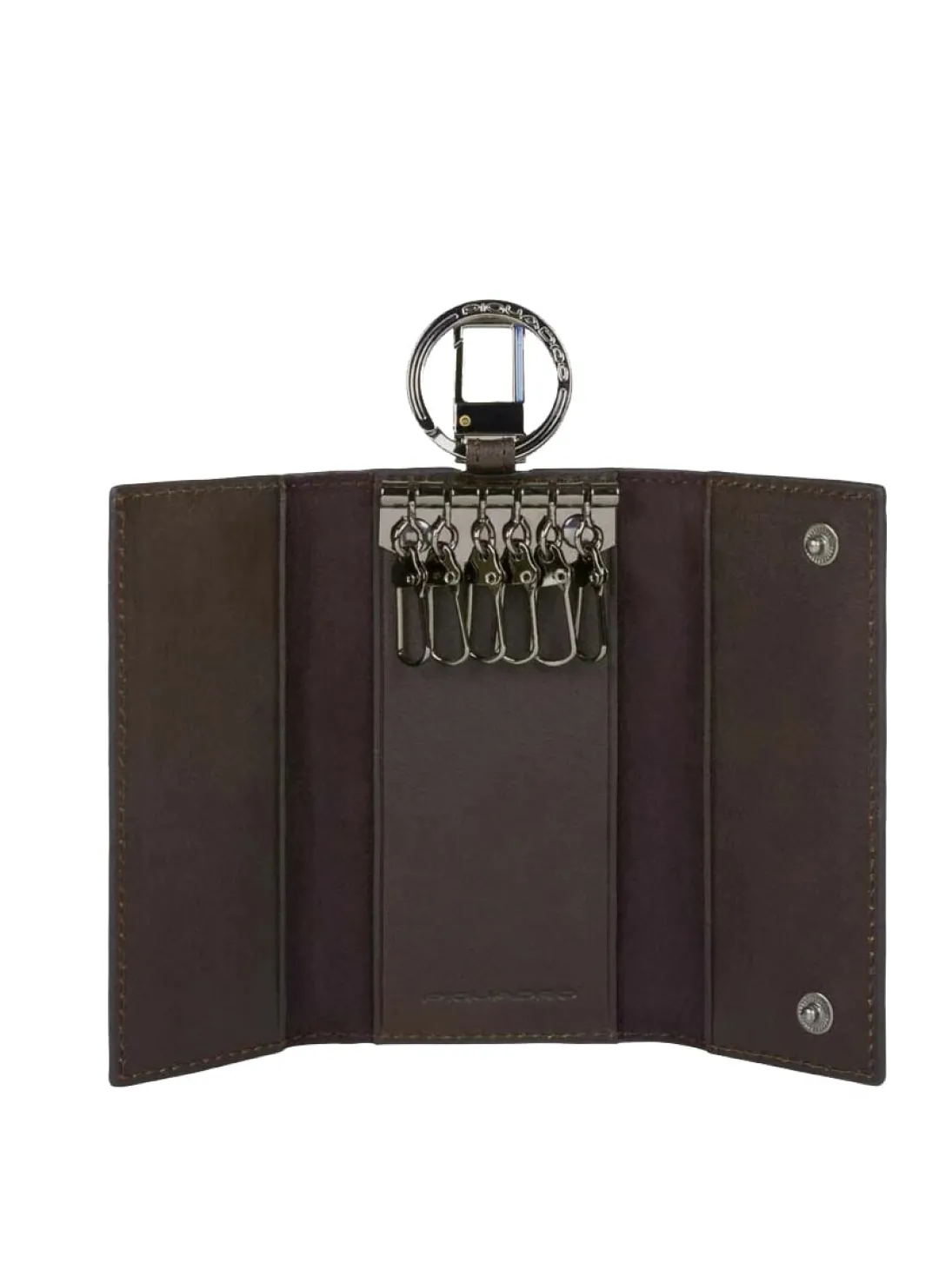 BLACK SQUARE Astuccio portachiavi in pelle 6 ganci