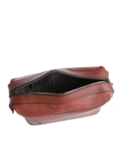 BLACK SQUARE Beauty Case in pelle