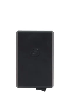BLACK SQUARE Portacard in pelle e alluminio