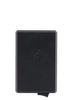 BLACK SQUARE Portacard in pelle e alluminio