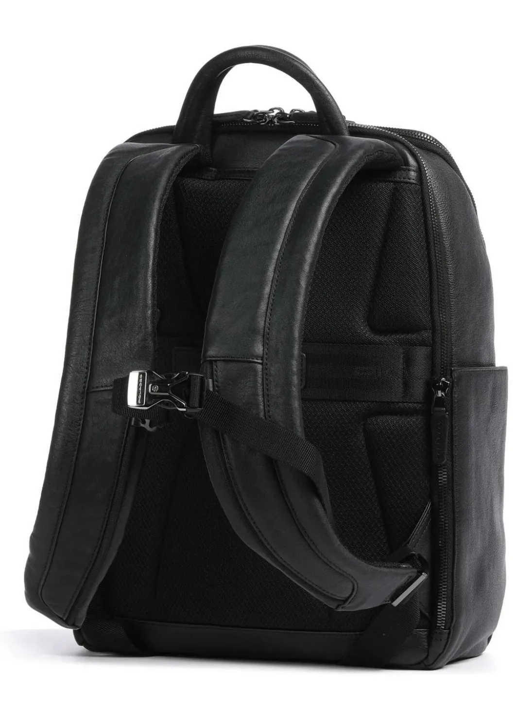 BLACK SQUARE Zaino in pelle porta pc 14"