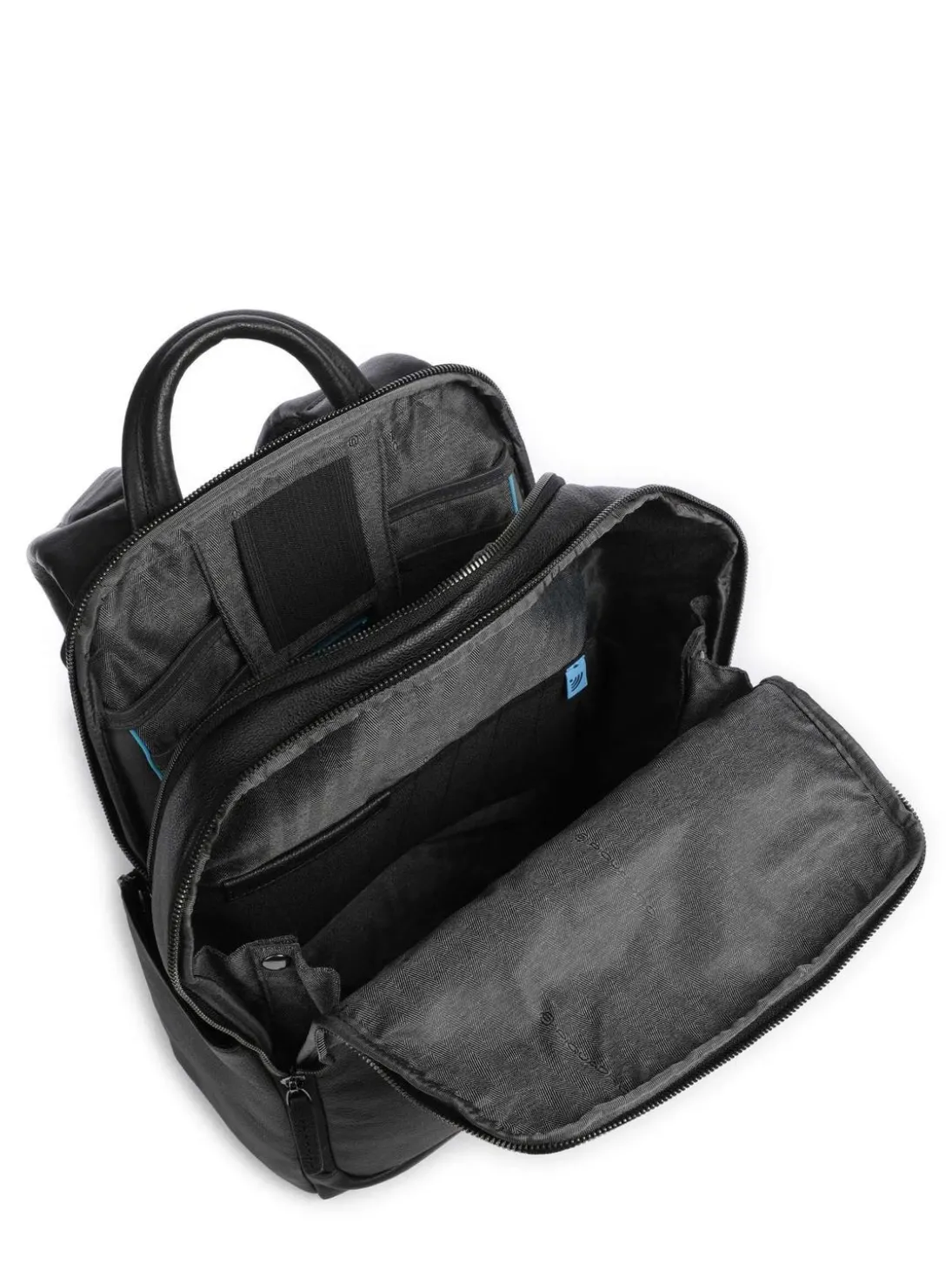BLACK SQUARE Zaino in pelle porta pc 14"