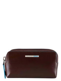 BLUE SQUARE Astuccio portachiavi in pelle