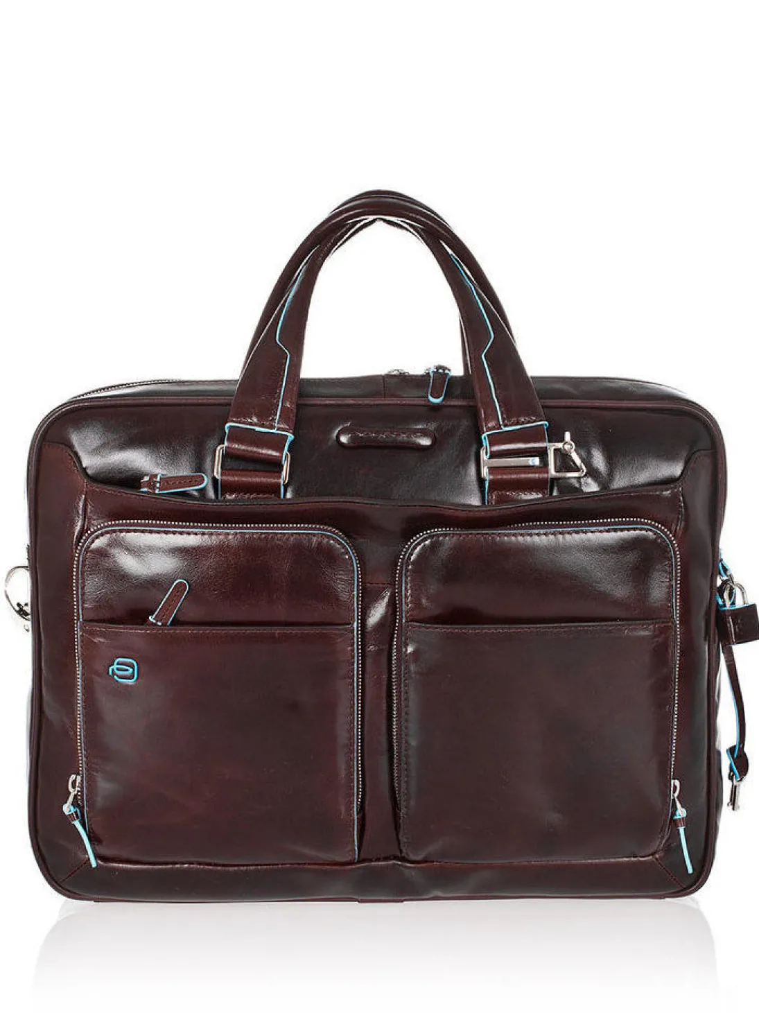 BLUE SQUARE Cartella in pelle porta PC 14"