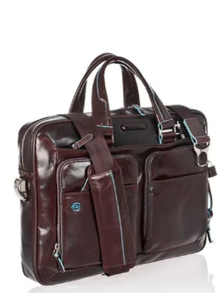 BLUE SQUARE Cartella in pelle porta PC 14