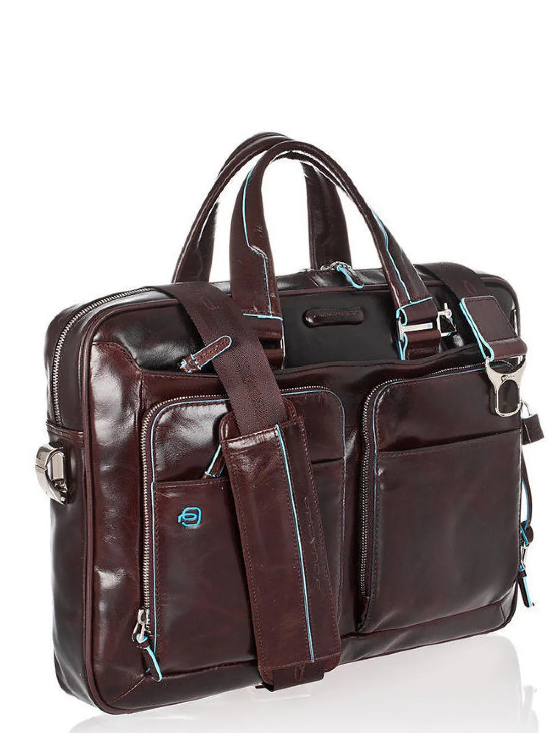 BLUE SQUARE Cartella in pelle porta PC 14"