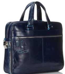 BLUE SQUARE Cartella in pelle porta PC 14"