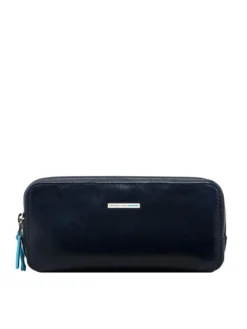 BLUE SQUARE Mini borsello in pelle 3 zip