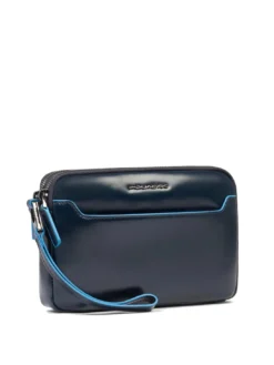 BLUE SQUARE Pochette da uomo in pelle