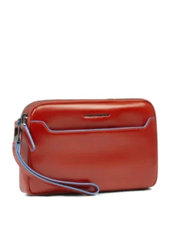 BLUE SQUARE Pochette da uomo in pelle