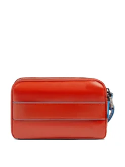 BLUE SQUARE Pochette da uomo in pelle