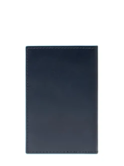 BLUE SQUARE Portacard verticale in pelle